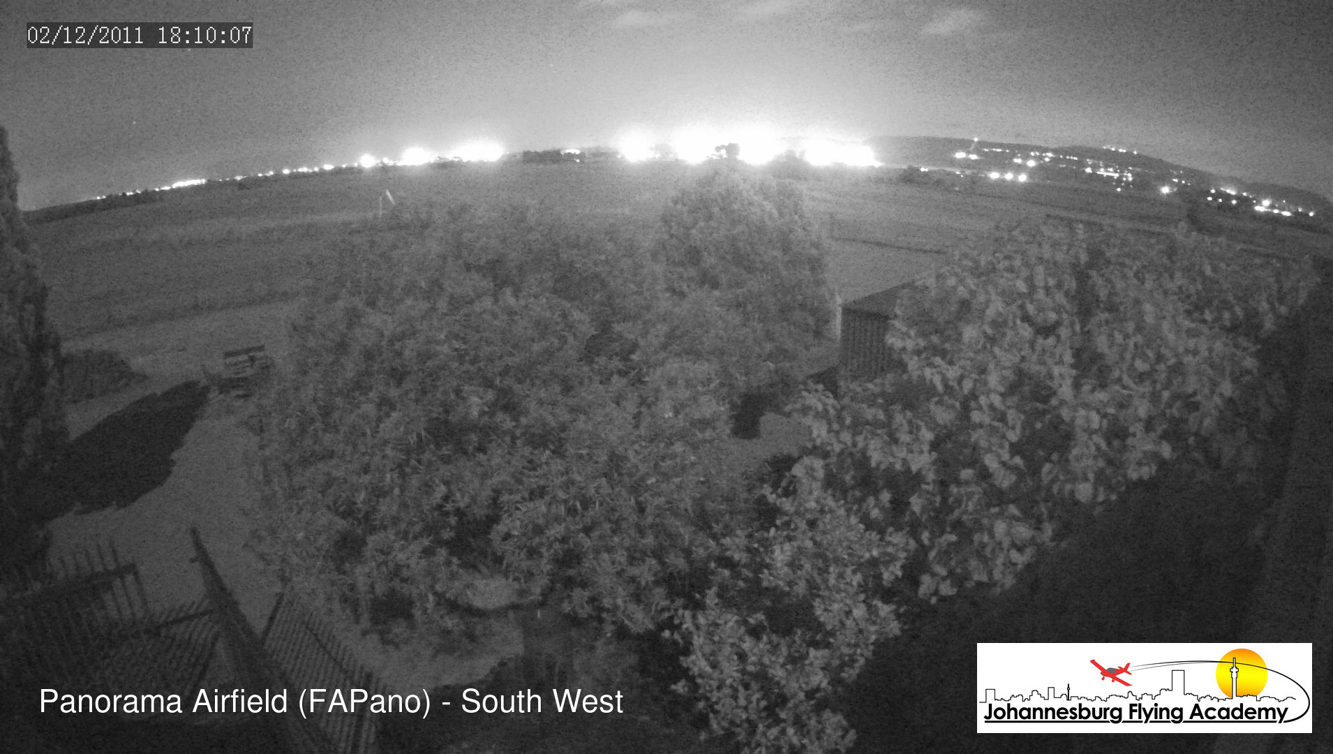 time-lapse frame, FAPano - South West webcam