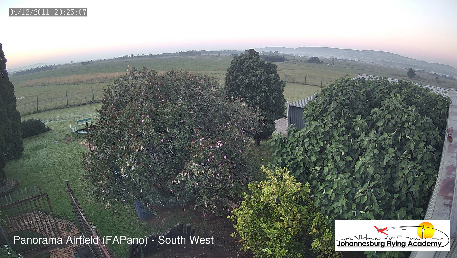 time-lapse frame, FAPano - South West webcam