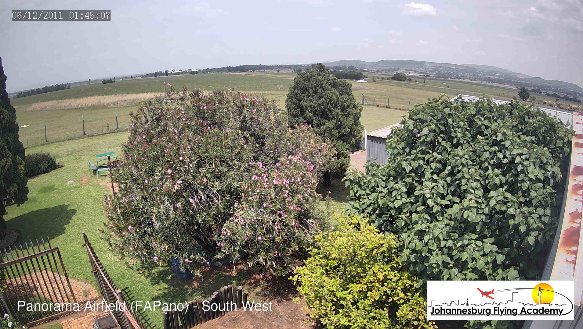 time-lapse frame, FAPano - South West webcam
