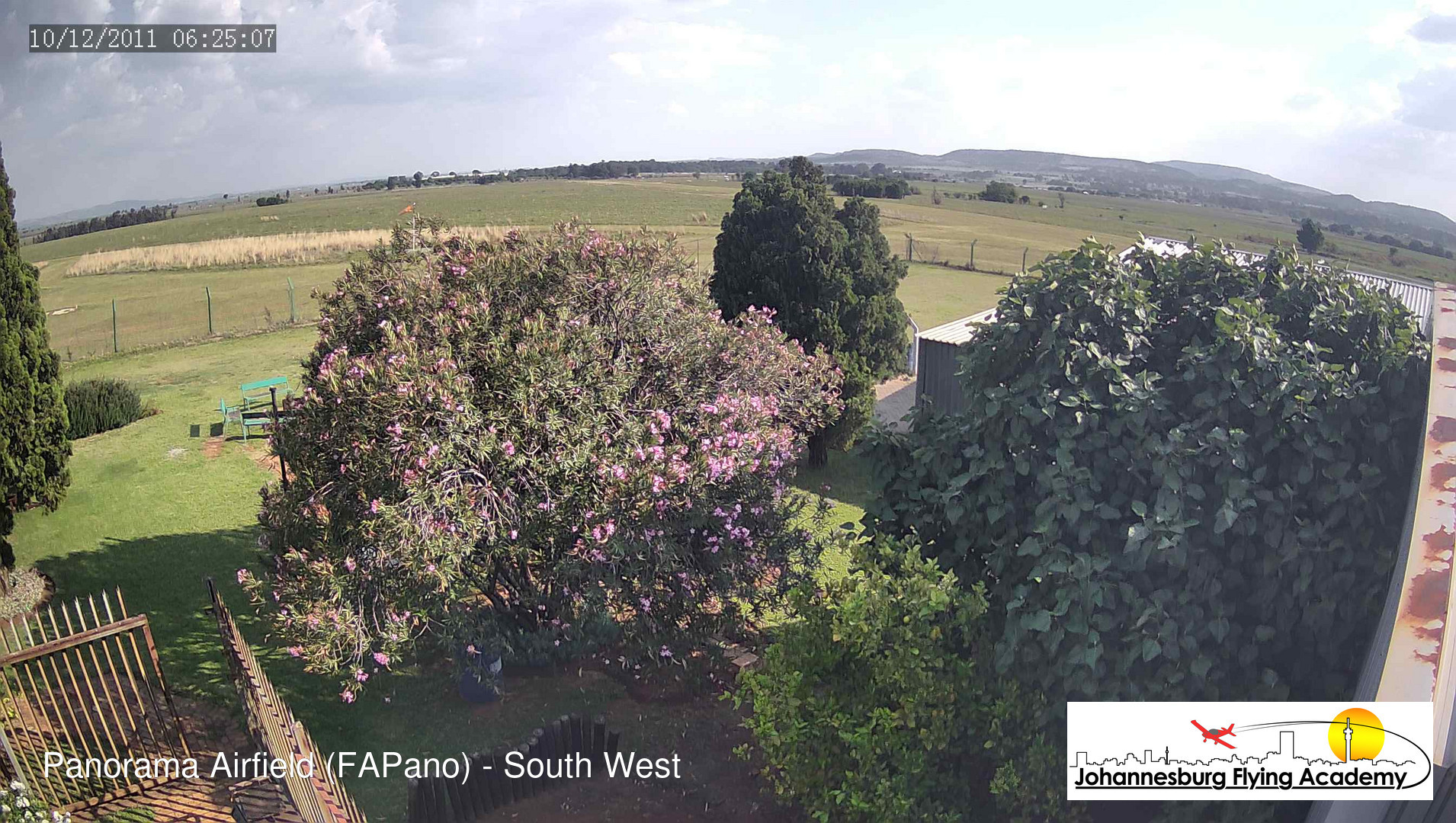 time-lapse frame, FAPano - South West webcam