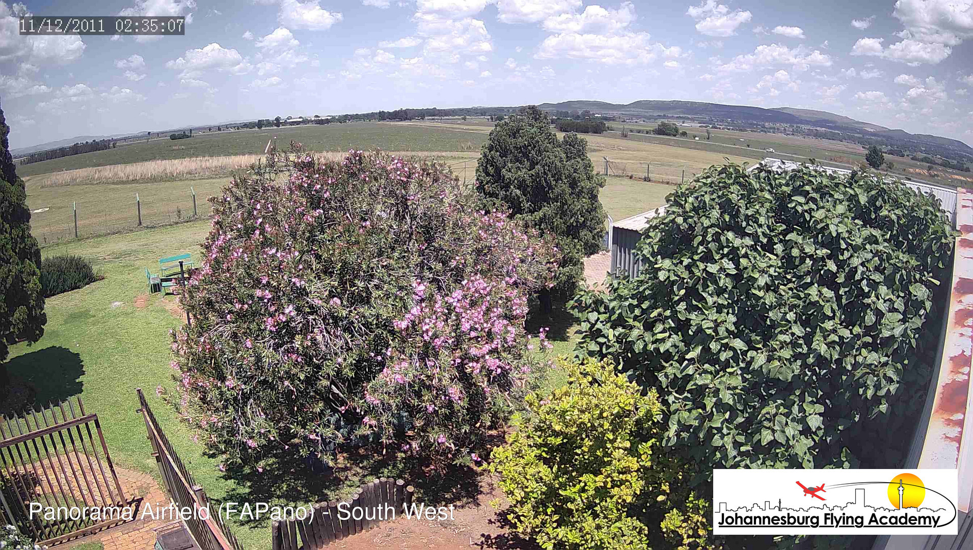 time-lapse frame, FAPano - South West webcam