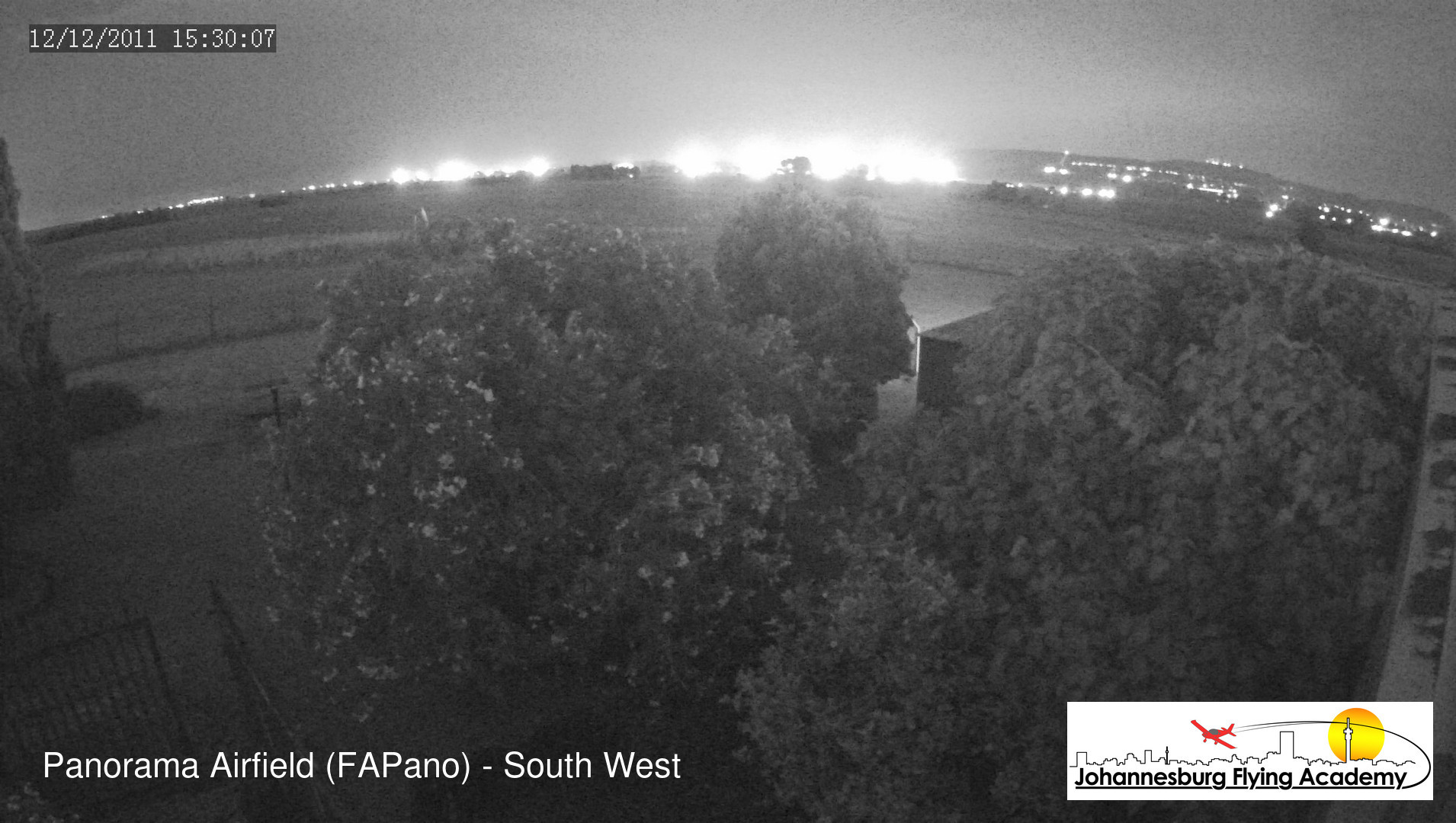 time-lapse frame, FAPano - South West webcam