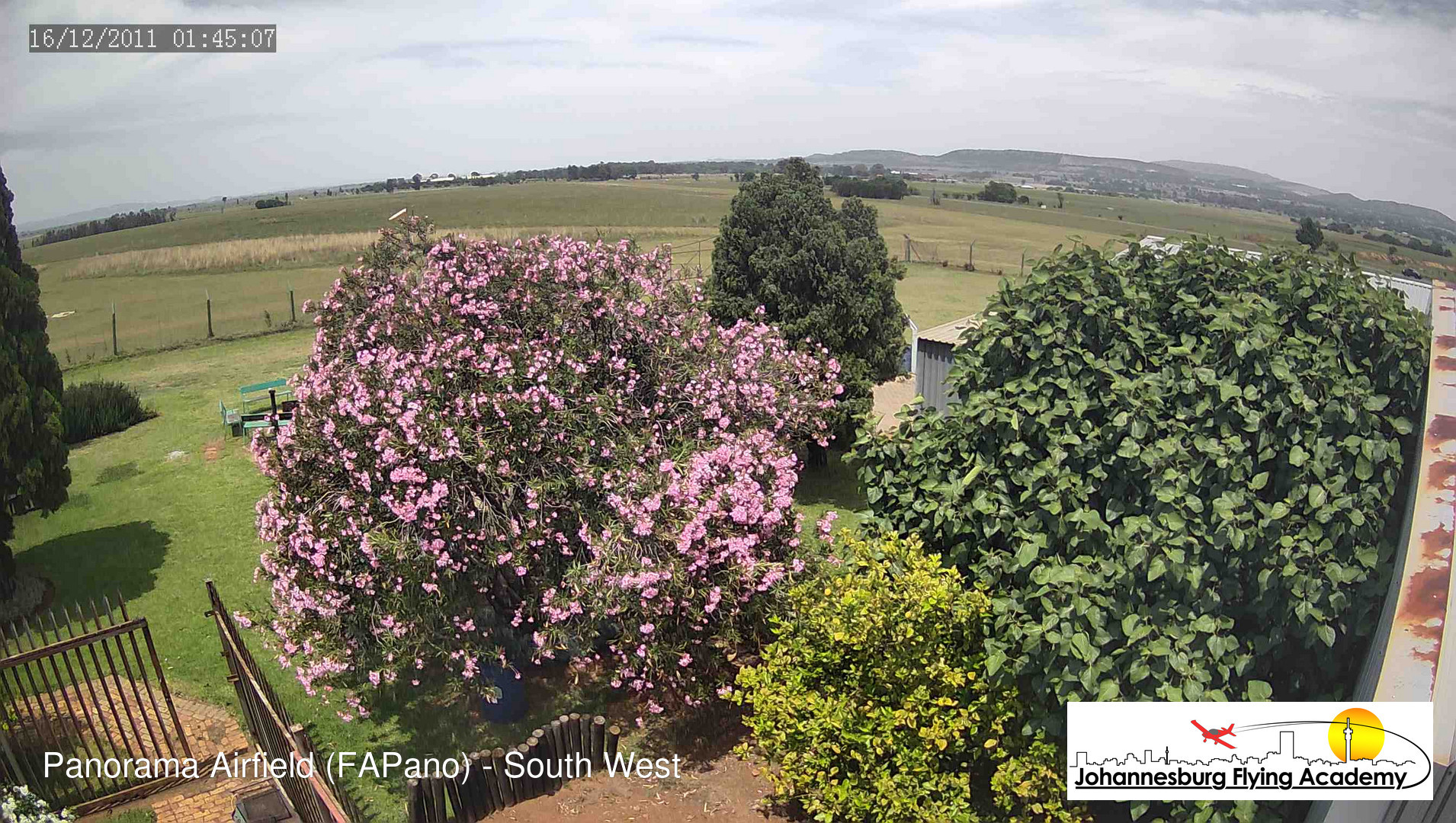 time-lapse frame, FAPano - South West webcam