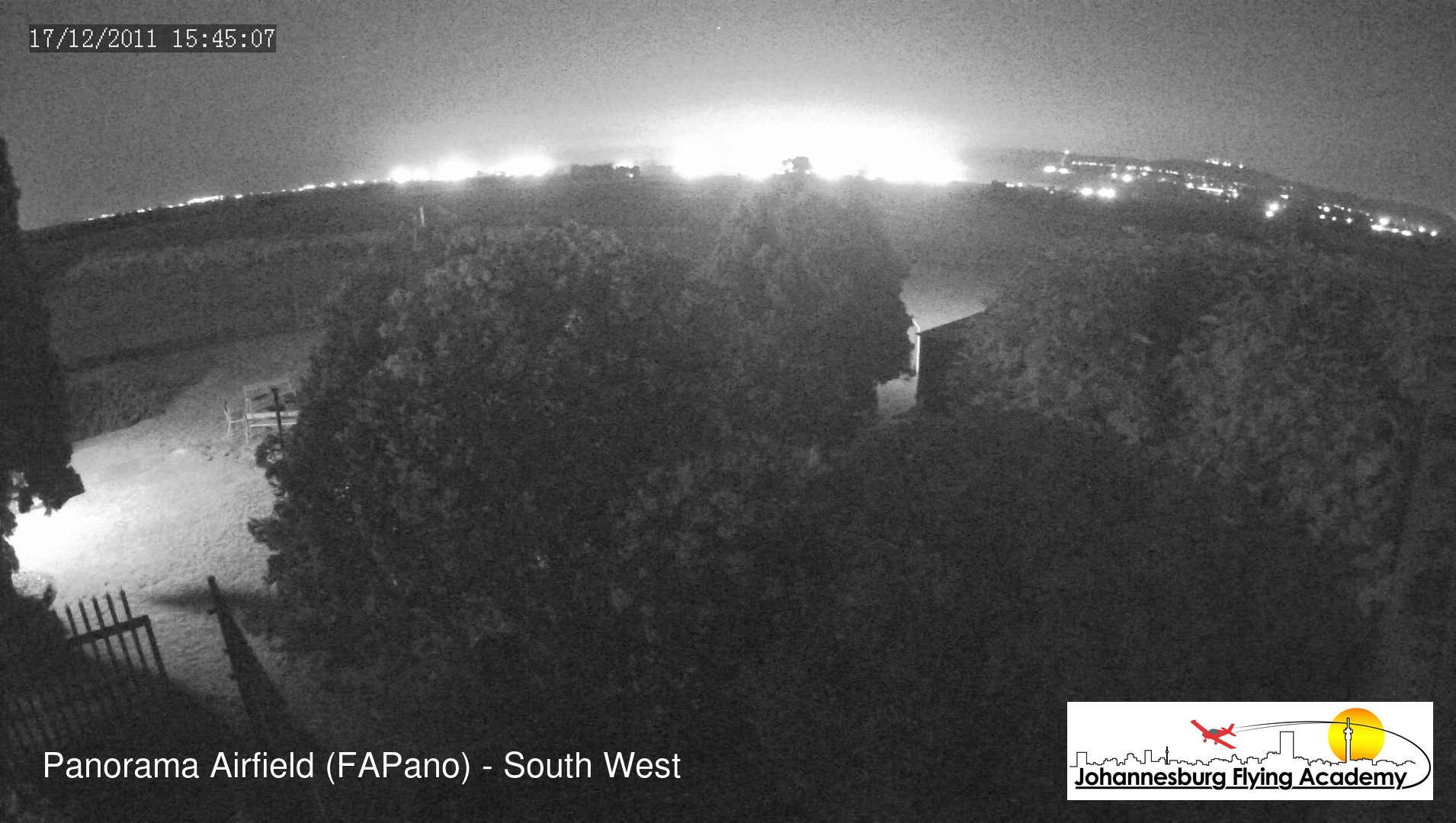 time-lapse frame, FAPano - South West webcam