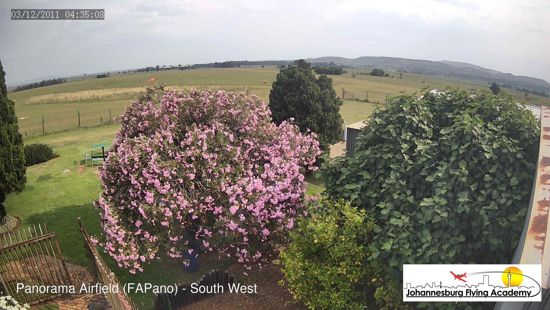 time-lapse frame, FAPano - South West webcam
