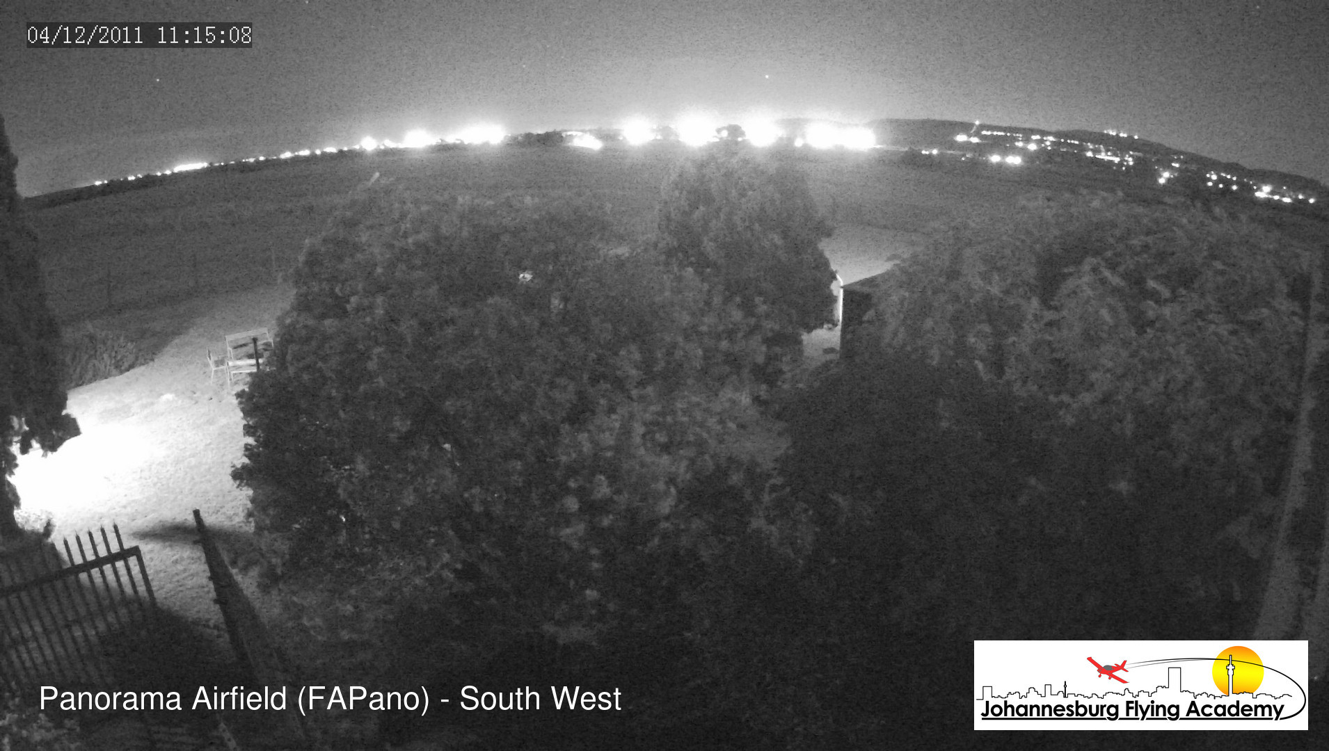 time-lapse frame, FAPano - South West webcam
