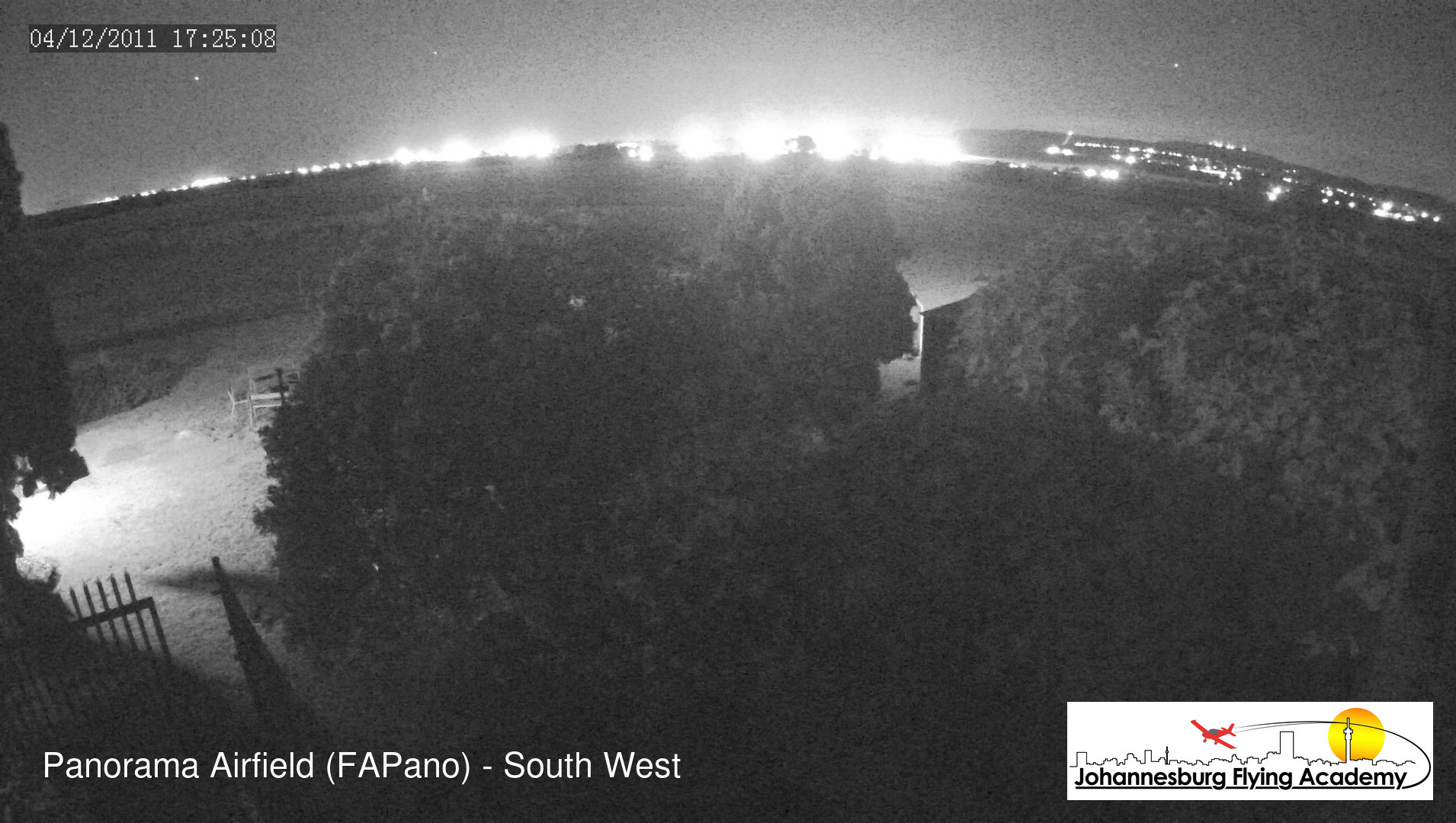 time-lapse frame, FAPano - South West webcam