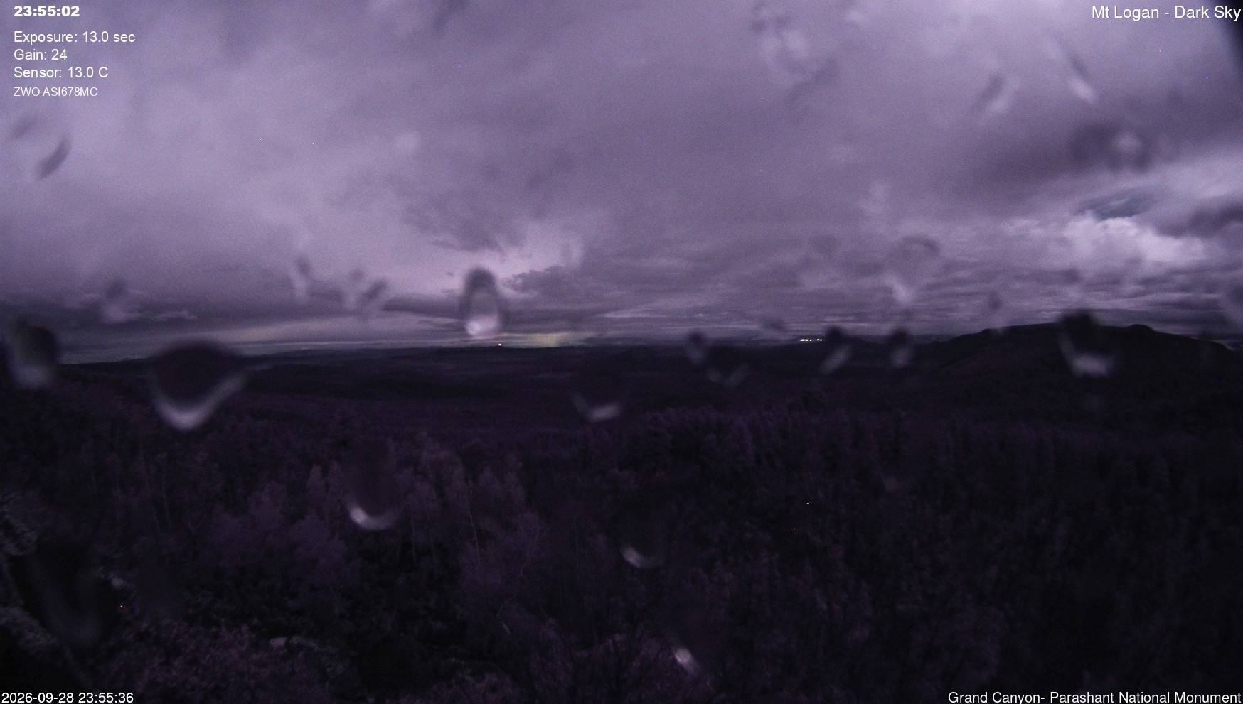 view from Mt Logan - Dark Sky on 2026-09-28