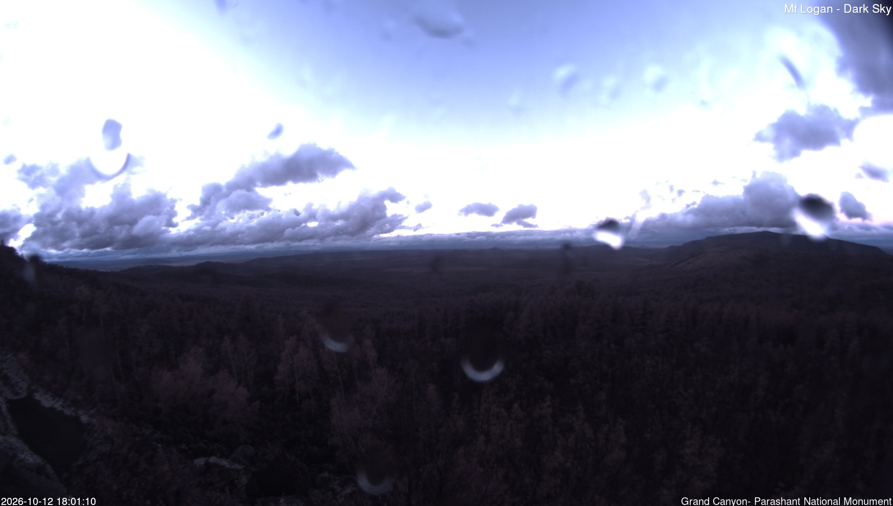view from Mt Logan - Dark Sky on 2026-10-12