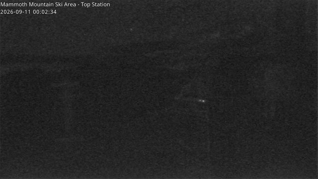 time-lapse frame, Mammoth Top Station webcam