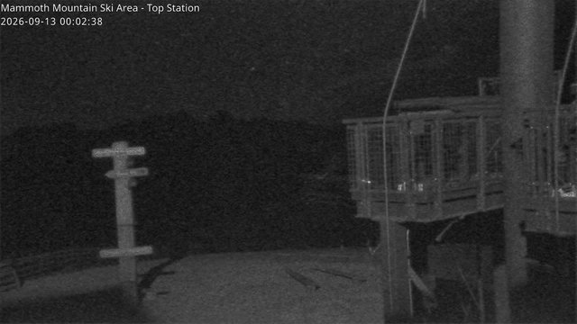 time-lapse frame, Mammoth Top Station webcam