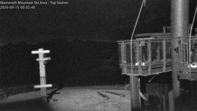 time-lapse frame, Mammoth Top Station webcam
