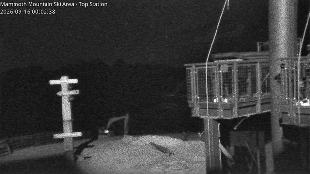 time-lapse frame, Mammoth Top Station webcam