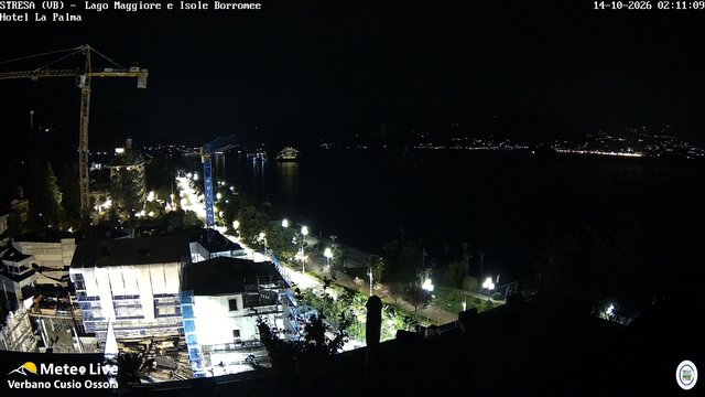 time-lapse frame, Stresa webcam