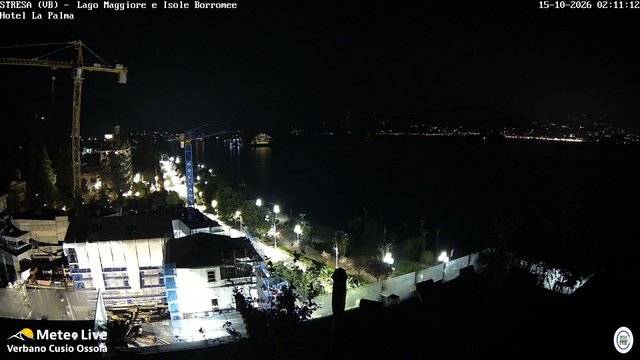 time-lapse frame, Stresa webcam