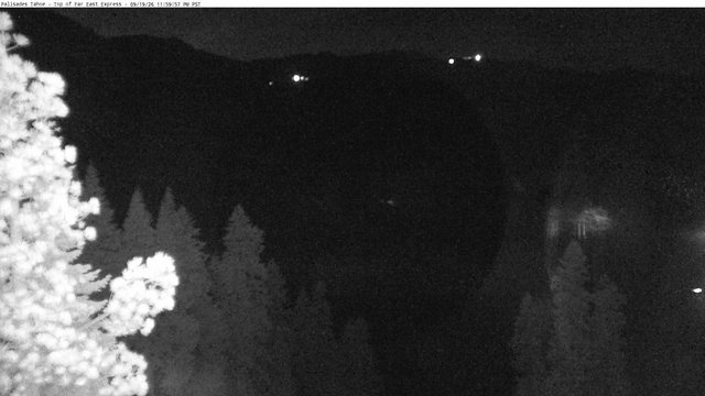 time-lapse frame, Palisades Tahoe Far East Top webcam