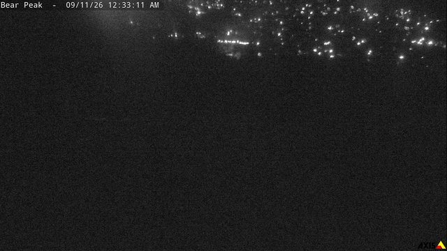 time-lapse frame, Bear Peak webcam