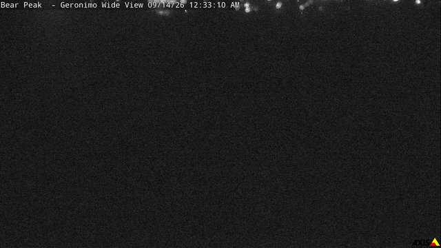 time-lapse frame, Bear Peak webcam