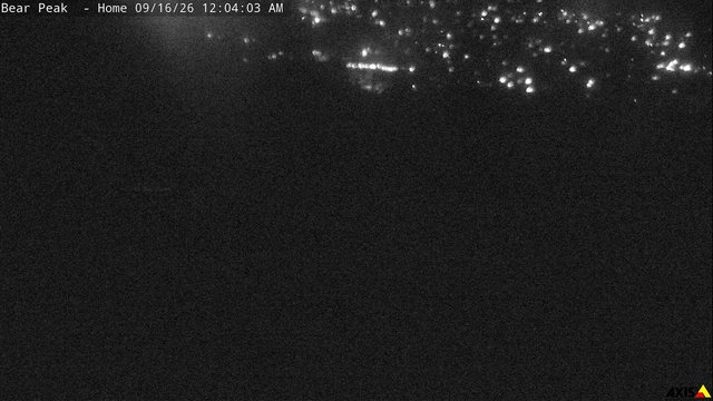 time-lapse frame, Bear Peak webcam