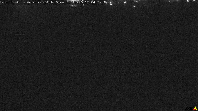 time-lapse frame, Bear Peak webcam