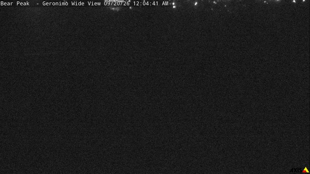 time-lapse frame, Bear Peak webcam