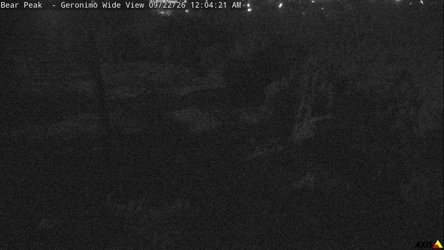 time-lapse frame, Bear Peak webcam