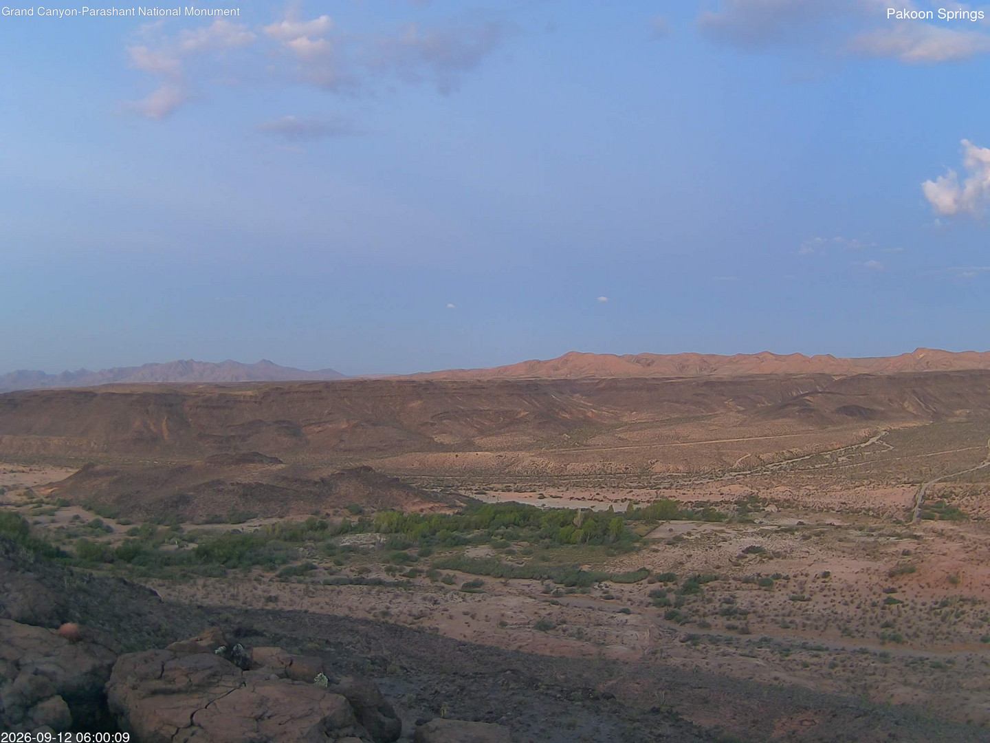 time-lapse frame, Pakoon Springs webcam