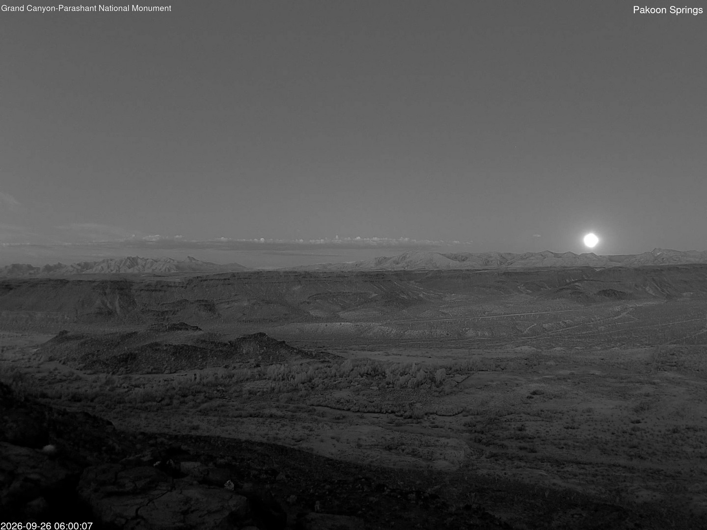 time-lapse frame, Pakoon Springs webcam