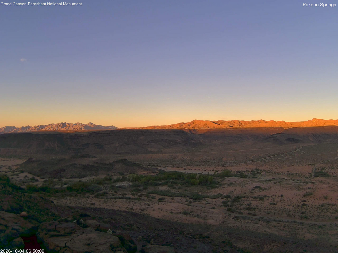 time-lapse frame, Pakoon Springs webcam
