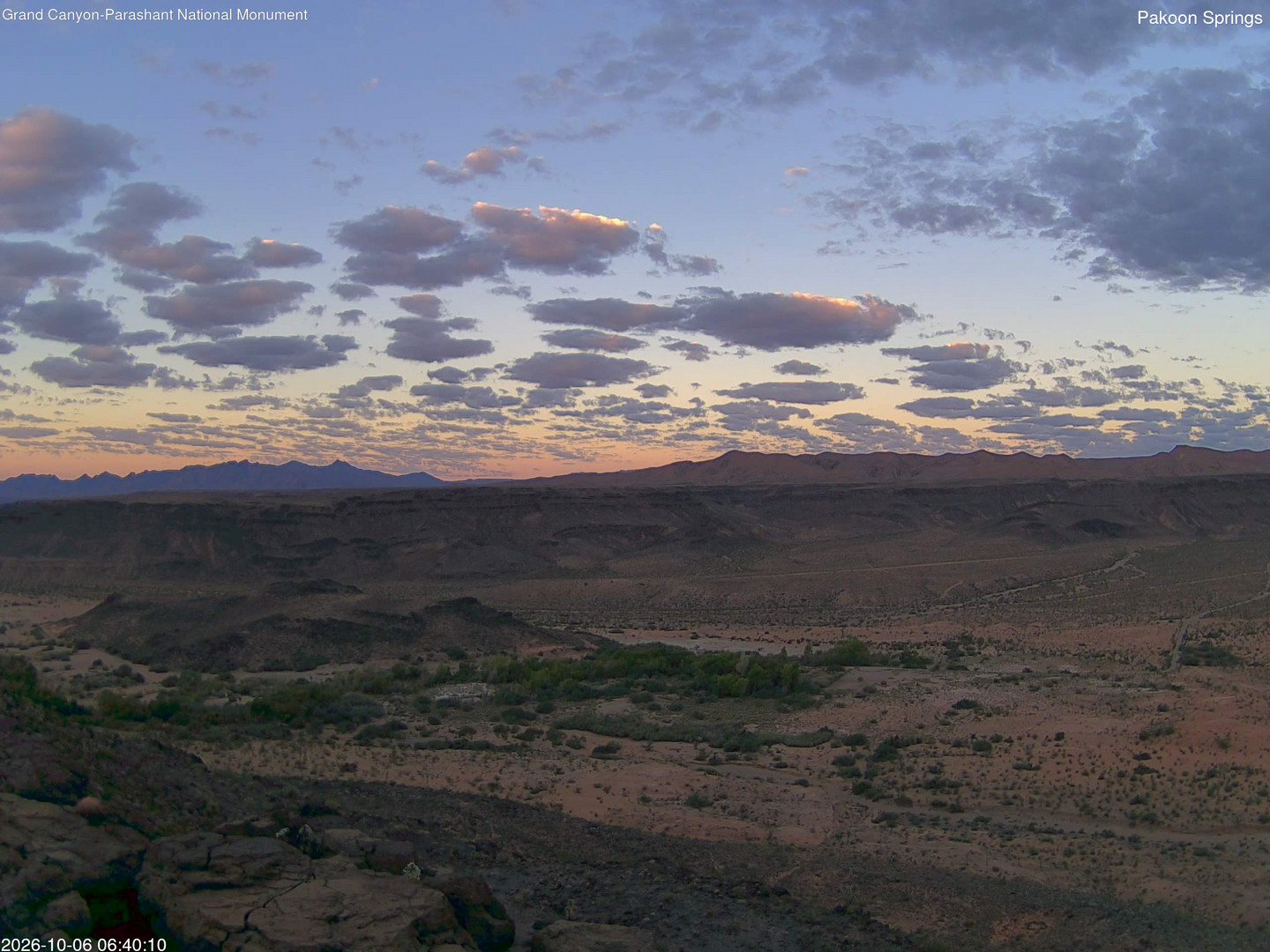 time-lapse frame, Pakoon Springs webcam
