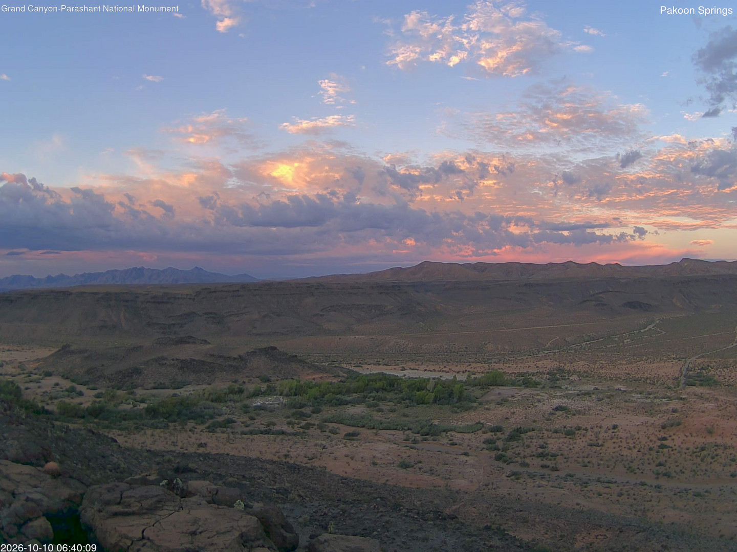 time-lapse frame, Pakoon Springs webcam