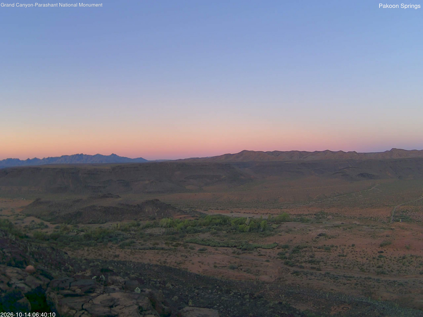 time-lapse frame, Pakoon Springs webcam