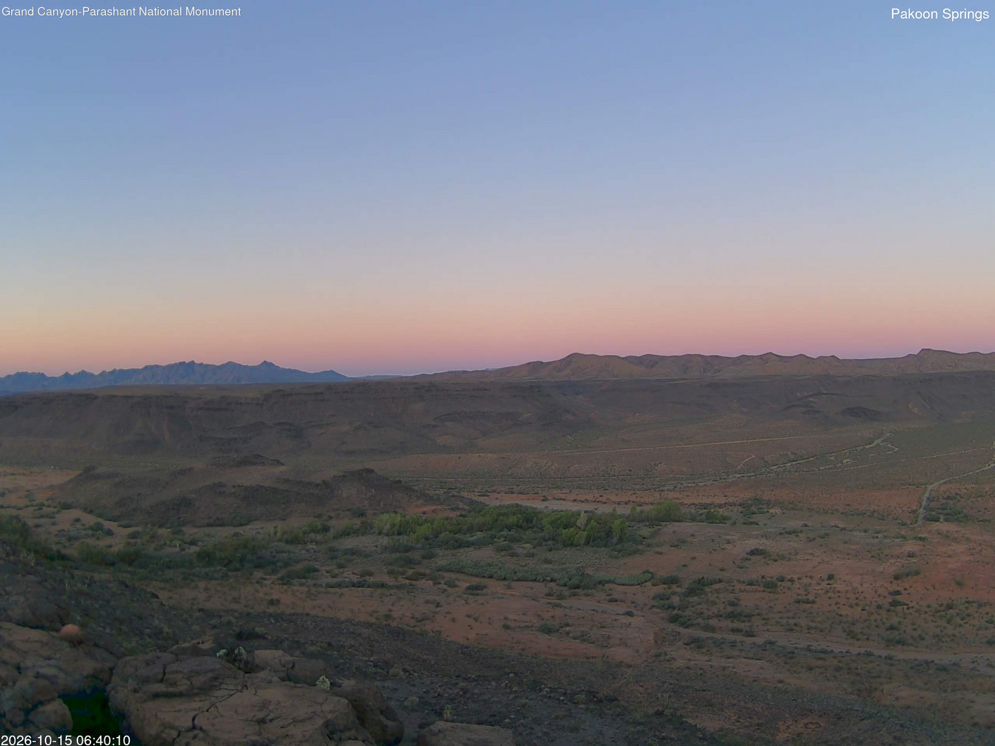 time-lapse frame, Pakoon Springs webcam