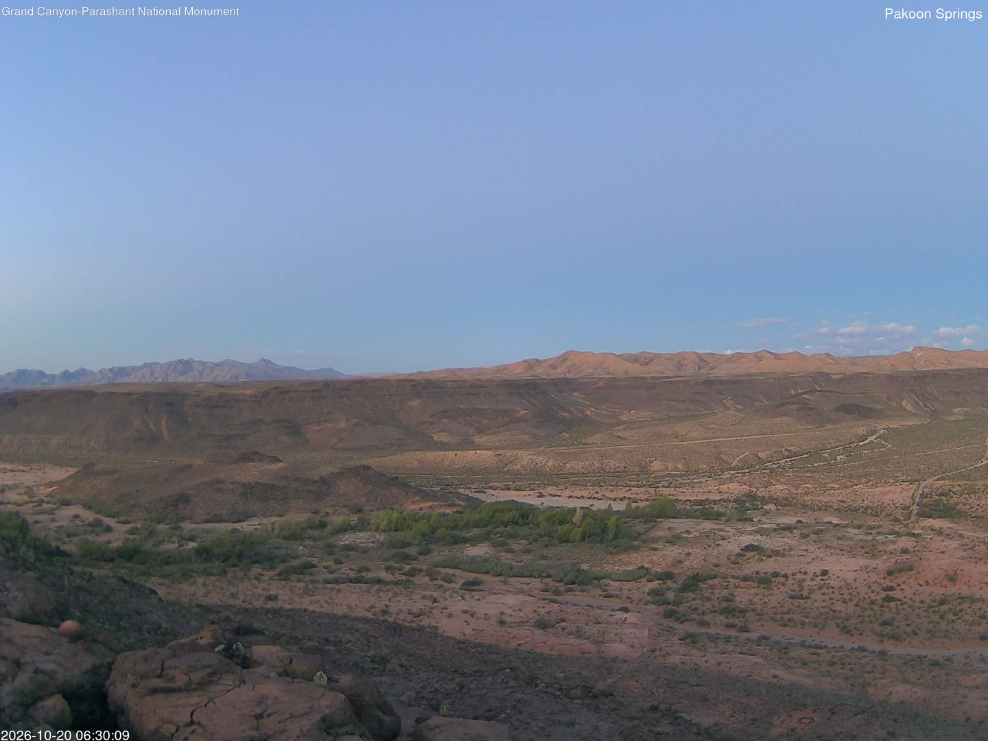time-lapse frame, Pakoon Springs webcam