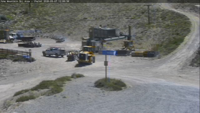 view from Mammoth June Chair Lift on 2026-09-07