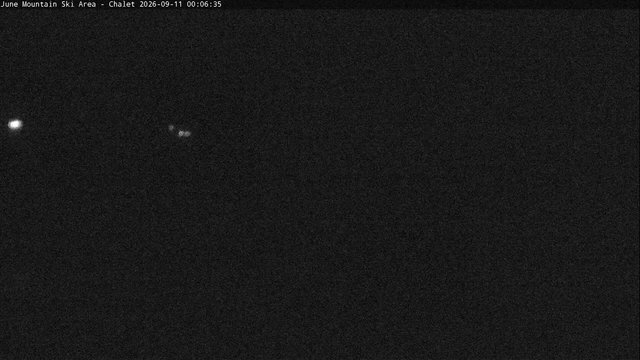 time-lapse frame, Mammoth June Chair Lift webcam