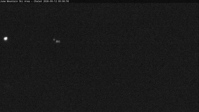 time-lapse frame, Mammoth June Chair Lift webcam