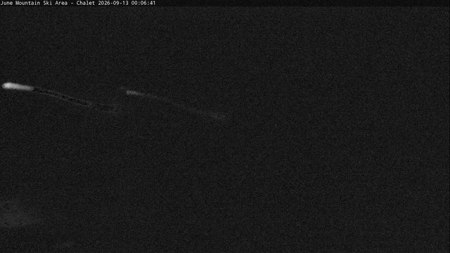 time-lapse frame, Mammoth June Chair Lift webcam