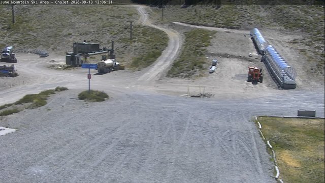 view from Mammoth June Chair Lift on 2026-09-13