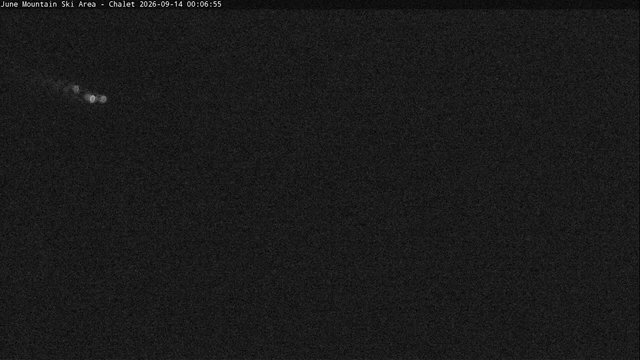 time-lapse frame, Mammoth June Chair Lift webcam
