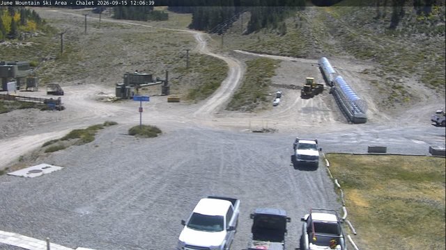 view from Mammoth June Chair Lift on 2026-09-15