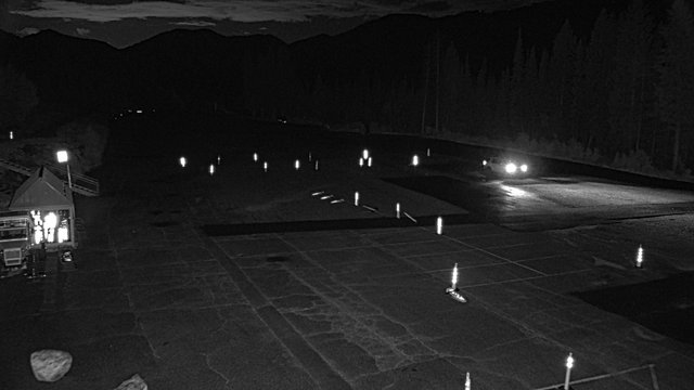 time-lapse frame, Solitude Moonbeam Parking Lot webcam