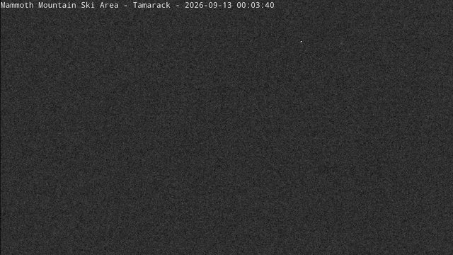 time-lapse frame, Mammoth Tamarack Lodge webcam