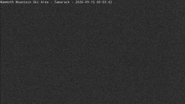 time-lapse frame, Mammoth Tamarack Lodge webcam