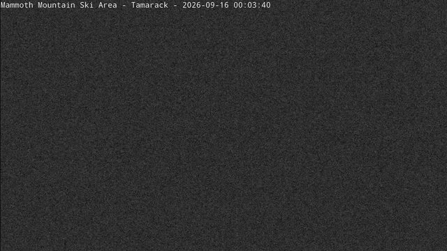 time-lapse frame, Mammoth Tamarack Lodge webcam