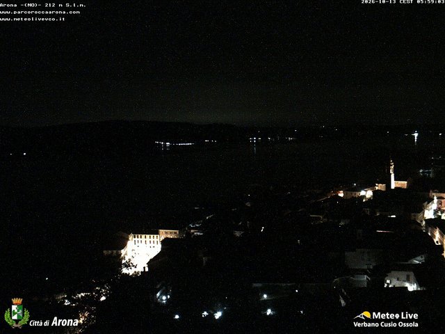 time-lapse frame, Arona webcam