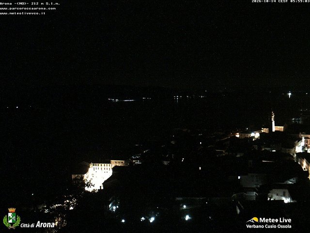 time-lapse frame, Arona webcam
