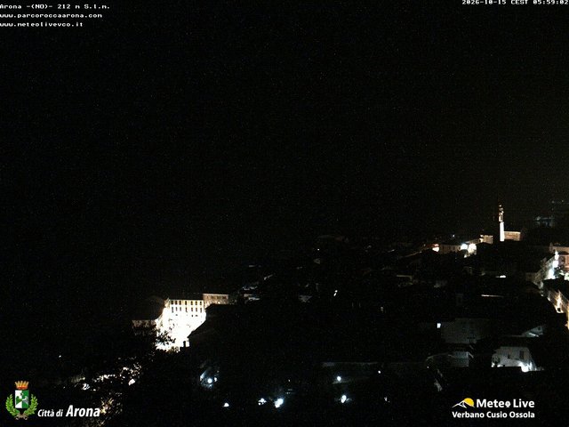 time-lapse frame, Arona webcam