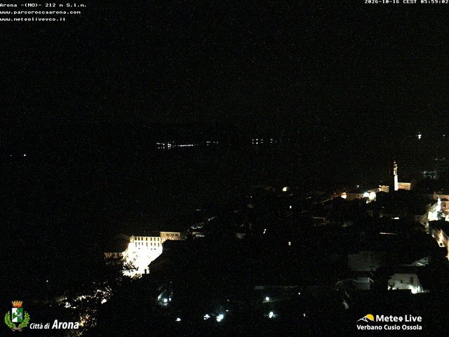 time-lapse frame, Arona webcam