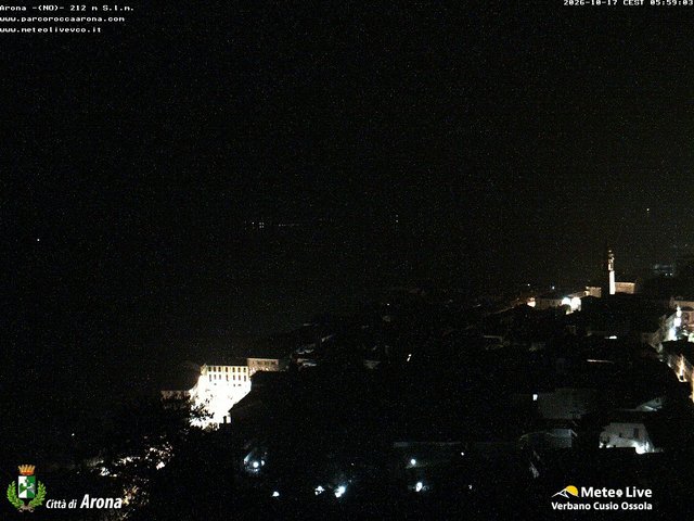 time-lapse frame, Arona webcam